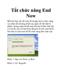 Tắt chức năng End Now