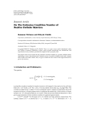 Báo cáo sinh học: "  Research Article On The Frobenius Condition Number of Positive Deﬁnite Matrices"