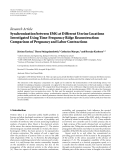 Báo cáo sinh học: "  Research Article Synchronization between EMG at Different Uterine Locations Investigated Using Time-Frequency Ridge Reconstruction: Comparison of Pregnancy and Labor Contractions"