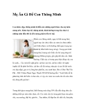 Mẹ Ăn Gì Để Con Thông Minh