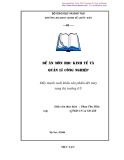 Đề tài: ĐẨY MẠNH XUẤT KHẨU SẢN PHẨM DỆT MAY SANG THỊ TRƯỜNG EU