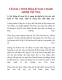 Cần lưu ý tới hệ thống kế toán ở doanh nghiệp Việt Nam
