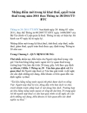 Những điểm mới trong kê khai thuế, quyết toán thuế trong năm 2011 theo Thông tư 28/2011/TTBTC