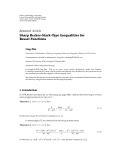 báo cáo hóa học:"  Research Article Sharp Becker-Stark-Type Inequalities for Bessel Functions"