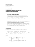 báo cáo hóa học:"  Research Article Jensen Type Inequalities Involving Homogeneous Polynomials"