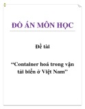 Đề tài: Container hoá trong vận tải biển ở Việt Nam