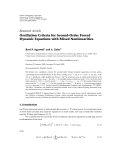 Báo cáo hóa học: "  Research Article Oscillation Criteria for Second-Order Forced Dynamic Equations with Mixed Nonlinearities"