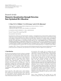 Báo cáo hóa học: " Research Article Biometric Quantization through Detection Rate Optimized Bit Allocation"