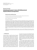 Báo cáo hóa học: " Research Article Evaluating Pavement Cracks with Bidimensional Empirical Mode Decompositio"