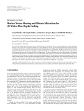 Báo cáo hóa học: "  Research Article Motion Vector Sharing and Bitrate Allocation for 3D Video-Plus-Depth Coding"