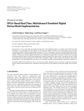 Báo cáo hóa học: " Research Article FPGA-Based Real Time, Multichannel Emulated-Digital Retina Model Implementation"