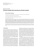 Báo cáo hóa học: " Research Article Network Anomaly Detection Based on Wavelet Analysis"