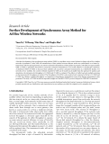 Báo cáo hóa học: " Research Article Further Development of Synchronous Array Method for Ad Hoc Wireless Networks"