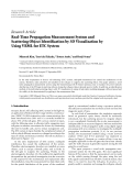 Báo cáo hóa học: "Research Article Real-Time Propagation Measurement System and Scattering Object Identiﬁcation by 3D Visualization by Using VRML for ETC System"