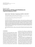 Báo cáo hóa học: "Research Article Multiresolution with Hierarchical Modulations for Long Term Evolution of UMTS"