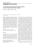 Báo cáo hóa học: " Use of Ionic Liquid in Fabrication, Characterization, and Processing of Anodic Porous Alumina"
