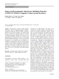 Báo cáo hóa học: "  Improved Electromagnetic Interference Shielding Properties of MWCNT–PMMA Composites Using Layered Structures"