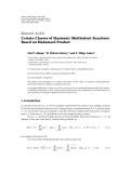 Báo cáo hóa học: " Research Article Certain Classes of Harmonic Multivalent Functions Based on Hadamard Product"