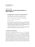 Báo cáo hóa học: " Research Article Approximately n-Jordan Homomorphisms on Banach Algebras"