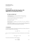 Báo cáo hóa học: "Research Article An Inequality for the Beta Function with Application to Pluripotential Theory"