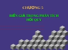 Môn học kinh tế lượng - Biến giả trong phân tích hồi quy