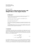 Báo cáo hóa học: "Research Article On Uniqueness of Meromorphic Functions with Multiple Values in Some Angular Domains"