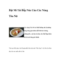 Bật Mí Tài Bếp Núc Của Các Nàng Tôn Nữ