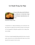 Lá Chanh Dùng Trong Ẩm Thực