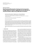 Báo cáo hóa học: "Research Article New Structured Illumination Technique for the Inspection of High-Reﬂective Surfaces: Application for the Detection of Structural Defects "