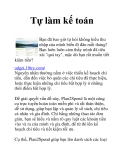 Tự làm kế toán