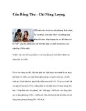 Cân Bằng Thu - Chi Năng Lượng