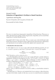Báo cáo hóa học: " Research Article Extension of Oppenheim’s Problem to Bessel Functions"