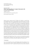 Báo cáo hóa học: " Research Article Schur-Type Inequalities for Complex Polynomials with no Zeros in the Unit Disk"