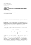 Báo cáo hóa học: "Research Article Solvability of Second-Order m-Point Boundary Value Problems with Impulses"