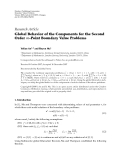 Báo cáo hóa học: "Research Article Global Behavior of the Components for the Second Order m-Point Boundary Value Problems"