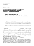 Báo cáo hóa học: " Research Article Hardware/Software Codesign in a Compact Ion Mobility Spectrometer Sensor System for Subsurface Contaminant Detection"