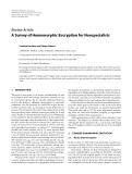 Báo cáo hóa học: " Review Article A Survey of Homomorphic Encryption for Nonspecialists"