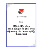 Đề án: Lợi nhuận và các biện pháp làm tăng lợi nhuận tại Công ty cổ phần xây dựng thuỷ lợi Thái Thuỵ