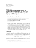 Báo cáo hóa học: "Research Article A General Iterative Method for Solving the Variational Inequality Problem and Fixed Point Problem of an Inﬁnite Family of Nonexpansive Mappings in Hilbert Spaces"