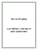 Báo cáo tốt nghiệp:  Lập trình C cho họ vi điều khiển 8051