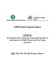 Báo cáo nghiên cứu khoa học " Developing GAP systems for dragon fruit producers and exporters in Binh Thuan and Tien Giang provinces - MS5 "