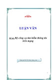 Luận văn Bộ công cụ tìm kiếm thông tin trên mạng