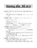 Hướng dẫn Đề sô 6