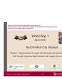 Báo cáo nghiên cứu: Improvement of export and domestic markets for Vietnamese fruit through improved post-harvest and supply chain management 