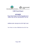 Báo cáo nghiên cứu nông nghiệp " Tăng cường kĩ năng và cải tiến công nghệ cho các xưởng xẻ quy mô nhỏ vùng nông thôn Việt Nam "