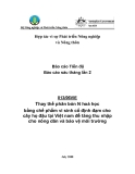 Báo cáo nghiên cứu nông nghiệp " Thay thế phân bón N hoá học bằng chế phẩm vi sinh cố định đạm cho cây họ đậu tại Việt nam để tăng thu nhập cho nông dân và bảo vệ môi trường "