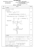 Đáp án đề thi tuyển sinh đại học khối A năm 2012 môn Toán