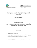 Báo cáo nghiên cứu nông nghiệp " Phát triển bền vững và hiệu quả kinh tế rừng trồng keo cung cấp gỗ xẻ ở Việt Nam "