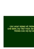 Báo cáo nghiên cứu nông nghiệp " CÁC HOẠT ĐỘNG VỀ TRỒNG CỎ, CHẾ BIẾN, DỰ TRỮTHỨC ĂN CHO DÊ TRONG CÁC HỘ DỰ ÁN "