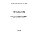 Báo cáo nghiên cứu nông nghiệp " CHIẾN LƯỢC PHÁT TRIỂN NÔNG NGHIỆP NÔNG THÔN GIAI ĐOẠN 2011- 2020 "